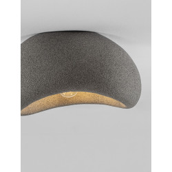 Plafon Wabi 40 szary – naturalny design inspirowany kamieniem Plafon Wabi 40 szary – naturalny design inspirowany kamieniem