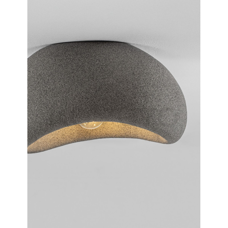 Plafon Wabi 40 szary – naturalny design inspirowany kamieniem Plafon Wabi 40 szary – naturalny design inspirowany kamieniem