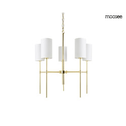 Lampa wisząca IMPERIO 5 złota