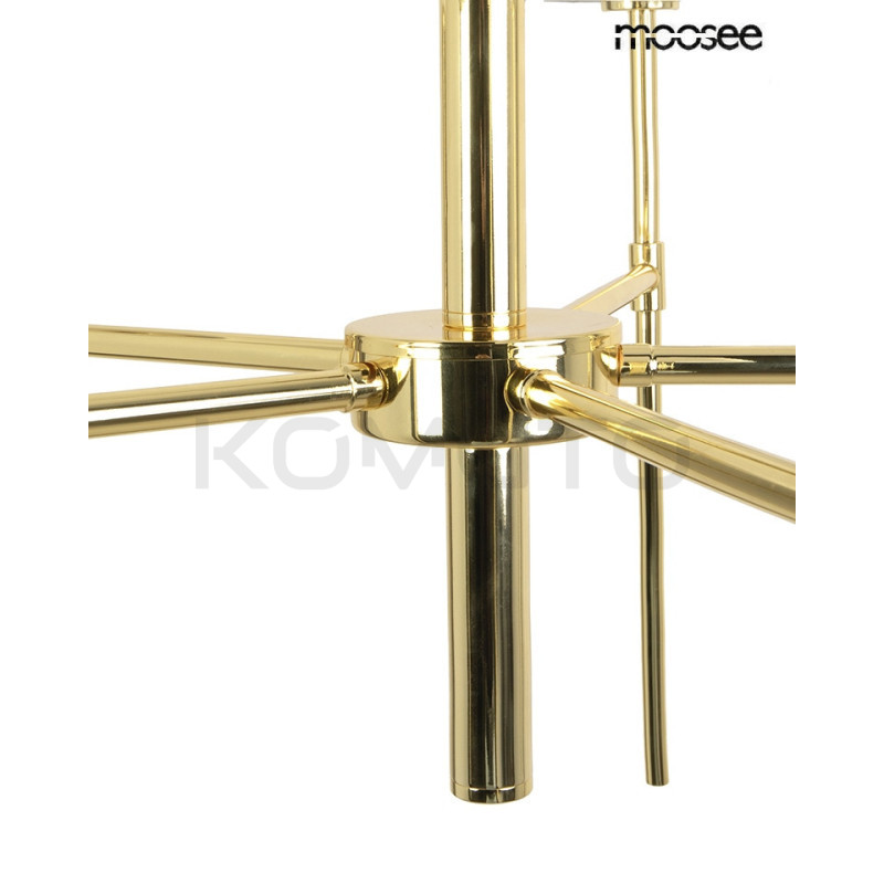 Lampa wisząca IMPERIO 5 złota – elegancja i wyjątkowy nastrój