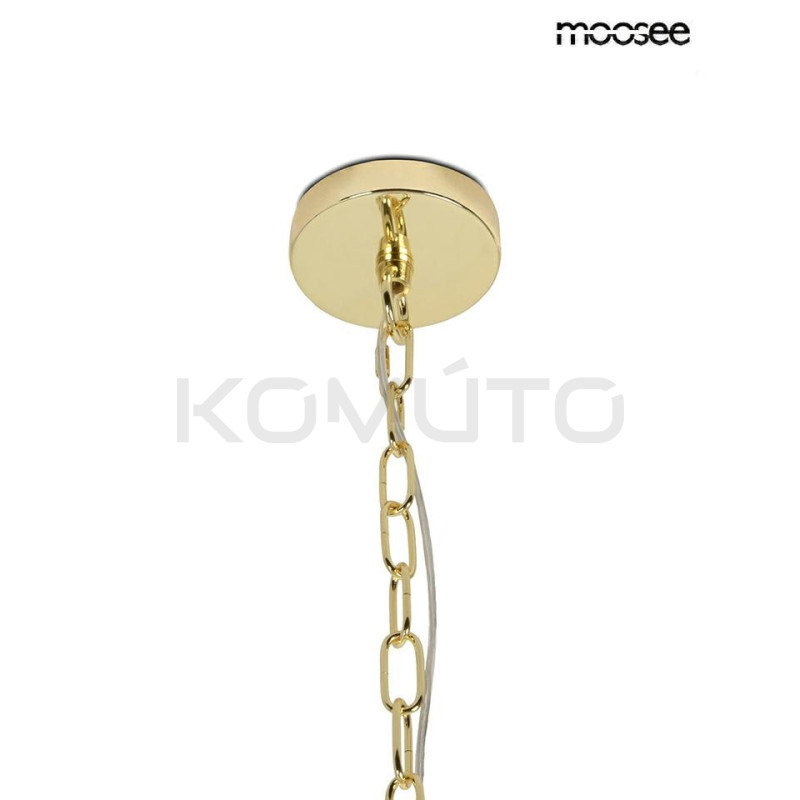 Lampa wisząca IMPERIO 5 złota – elegancja i wyjątkowy nastrój