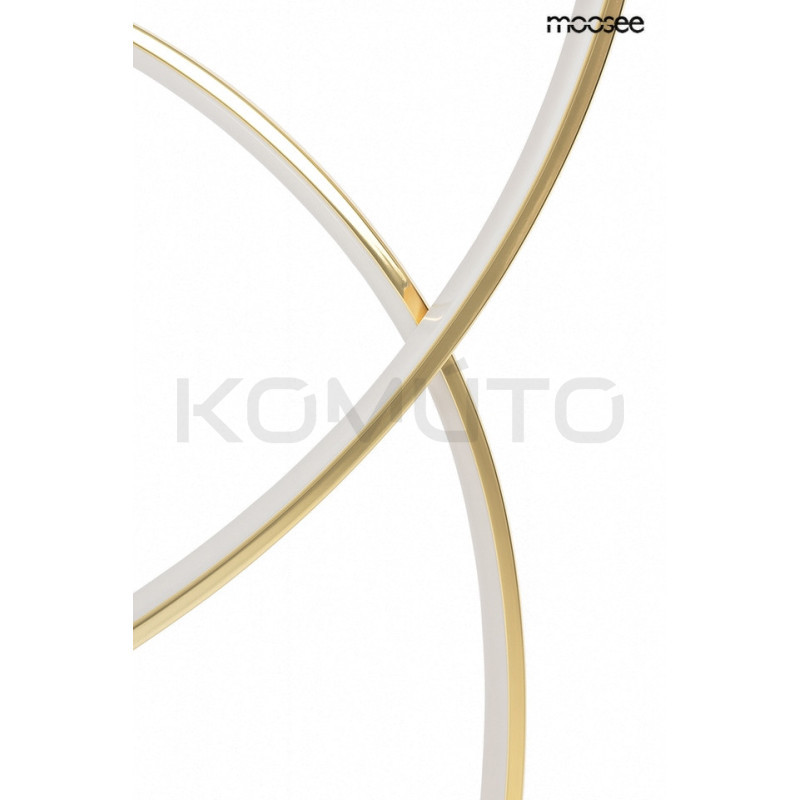 Lampa wisząca CIRCULO SIX złota Moosee – kaskada światła