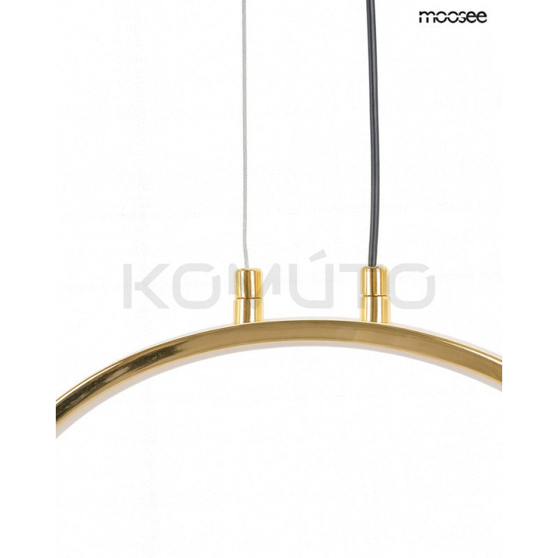 Lampa wisząca CIRCULO SIX złota Moosee – kaskada światła