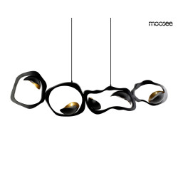 Lampa wisząca TORRE czarna pozioma