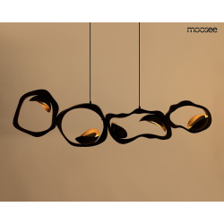 Lampa wisząca TORRE czarna – artystyczny design i  światło