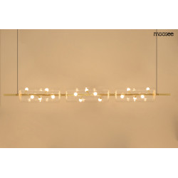 Lampa wisząca CLARA złota Moosee – artystyczna elegancja