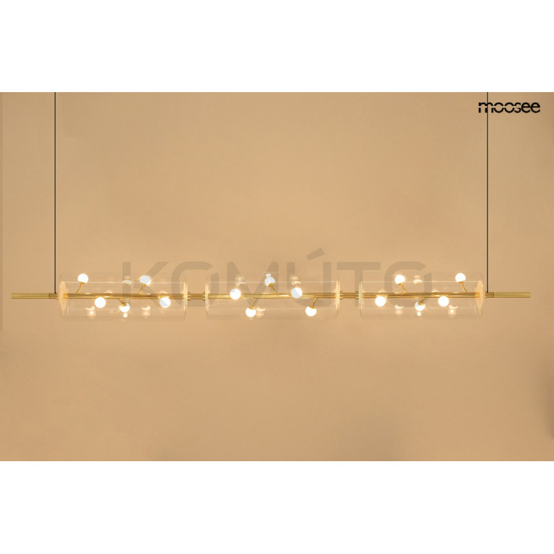 Lampa wisząca CLARA złota Moosee – artystyczna elegancja