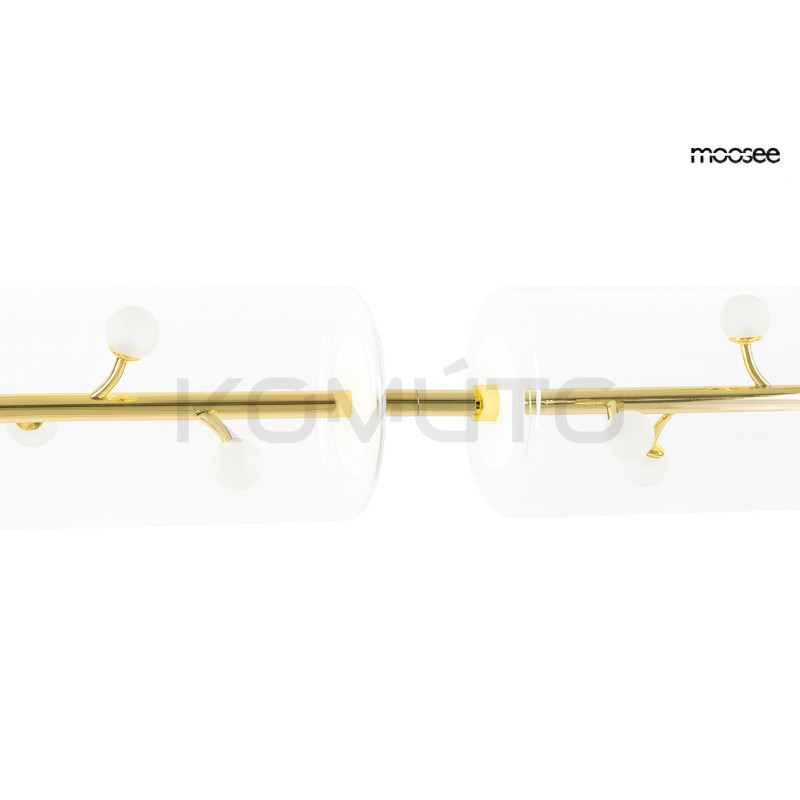 Lampa wisząca CLARA złota Moosee – artystyczna elegancja