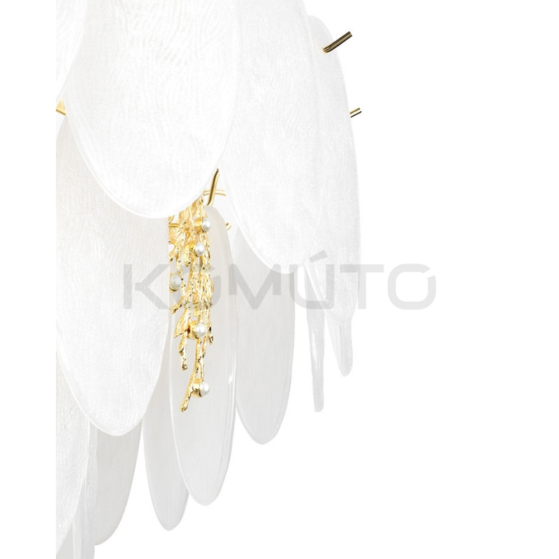 CLARA 80 złota – lampa artystyczna, która inspiruje