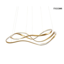 Lampa wisząca WAVES 2 złota