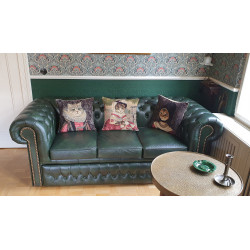 Sofa Chesterfield Rozkładana Classic Plus Skóra 3 osobowa Sofa Chesterfield Rozkładana Classic Plus Skóra 3 osobowa