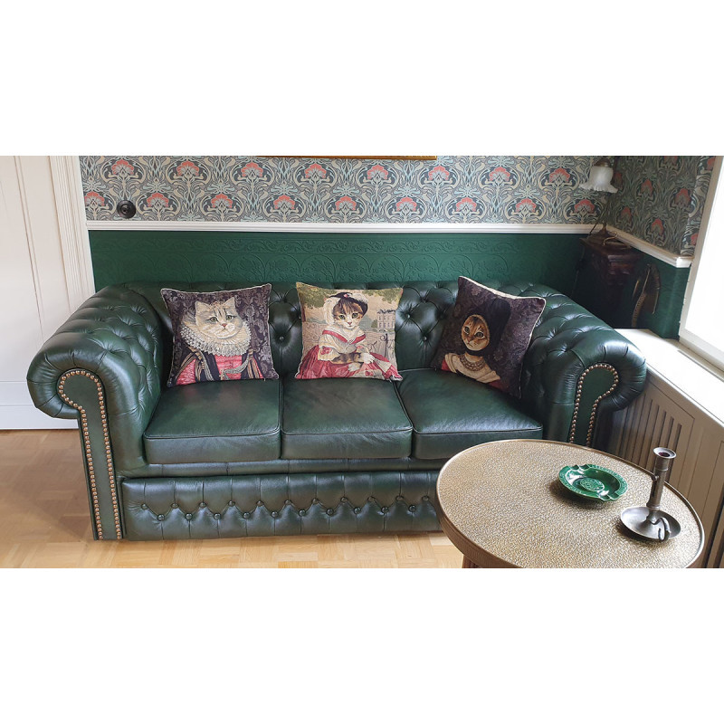 Sofa Chesterfield Rozkładana Classic Plus Skóra 3 osobowa Sofa Chesterfield Rozkładana Classic Plus Skóra 3 osobowa