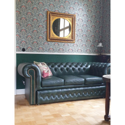 Sofa Chesterfield Rozkładana Classic Plus Skóra 3 osobowa Sofa Chesterfield Rozkładana Classic Plus Skóra 3 osobowa