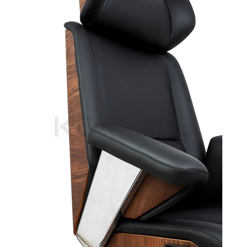 Fotel biurowy COMANDOR czarny – elegancja i komfort pracy
