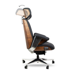 Fotel biurowy COMANDOR czarny – elegancja i komfort pracy