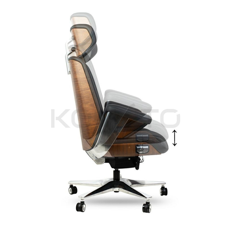 Fotel biurowy COMANDOR czarny – elegancja i komfort pracy