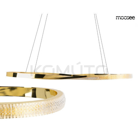 Lampa wisząca ANILLO 120 złota – oświetlenie Moosee