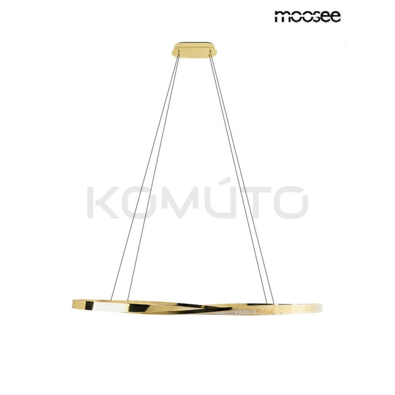 Lampa wisząca ANILLO 120 złota – oświetlenie Moosee