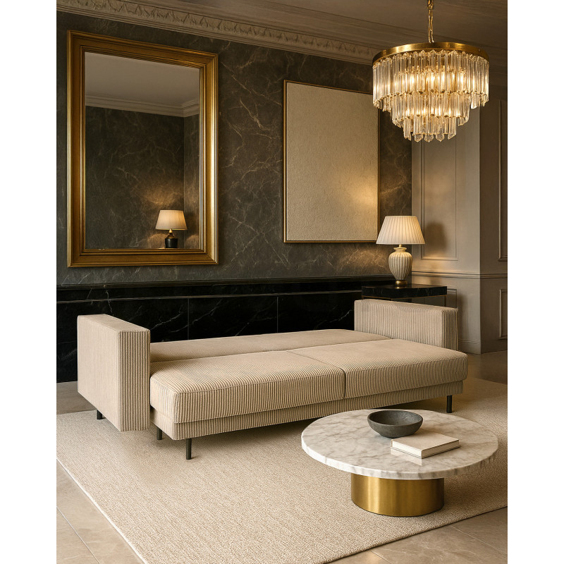 Nowoczesna Sofa z funkcją spania i pojemnikiem ADELE 3 os. Nowoczesna Sofa z funkcją spania i pojemnikiem ADELE 3 os.