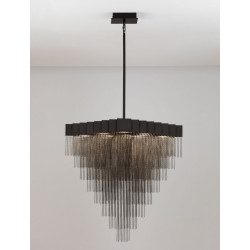 Czarna Lampa Pixel – designerska lampa wisząca | artystyczna