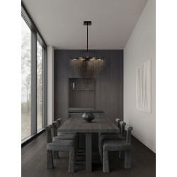 Czarna Lampa Pixel – designerska lampa wisząca | artystyczna