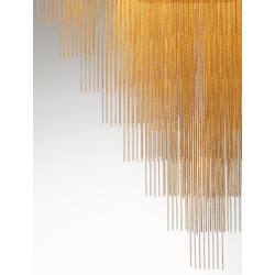 Złota lampa Pixel – światło, które maluje wnętrze