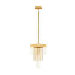 Złota lampa wisząca Pixel 31
