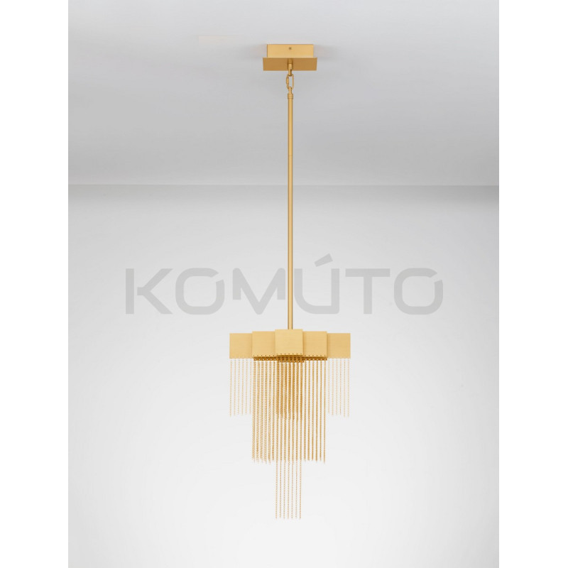 Pixel 31 – złota lampa wisząca, która tworzy magiczne światło