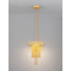 Pixel 31 – złota lampa wisząca, która tworzy magiczne światło