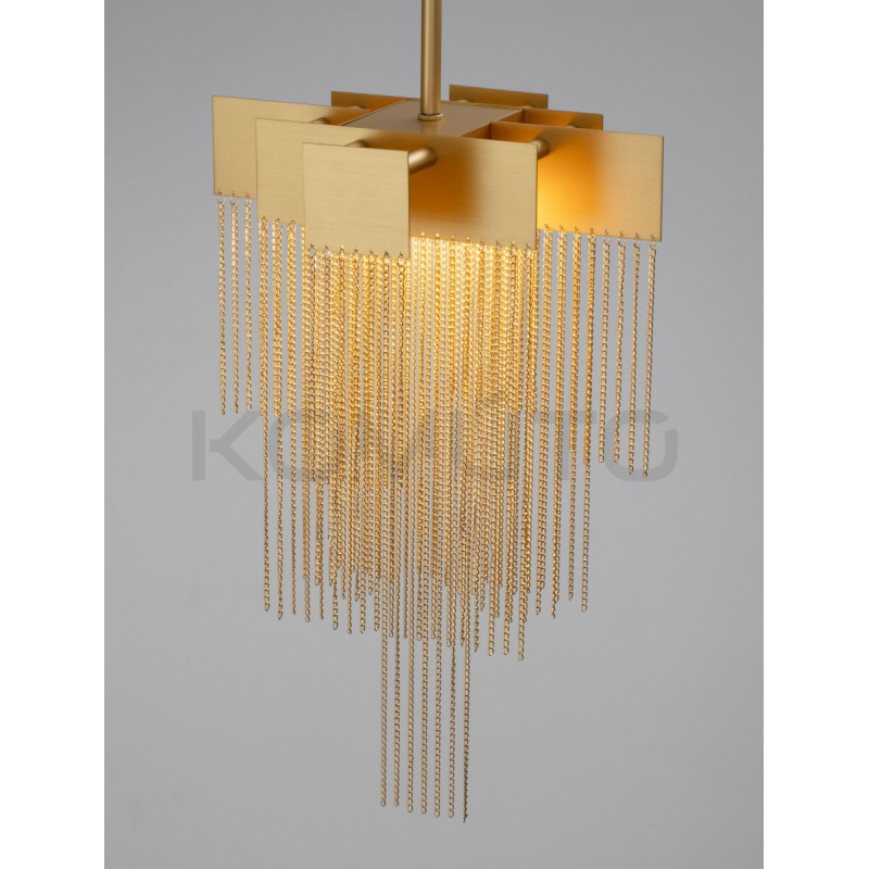 Pixel 31 – złota lampa wisząca, która tworzy magiczne światło