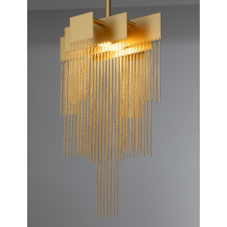 Pixel 31 – złota lampa wisząca, która tworzy magiczne światło