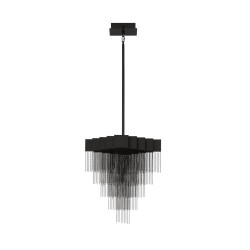 Czarna lampa wisząca Pixel 49
