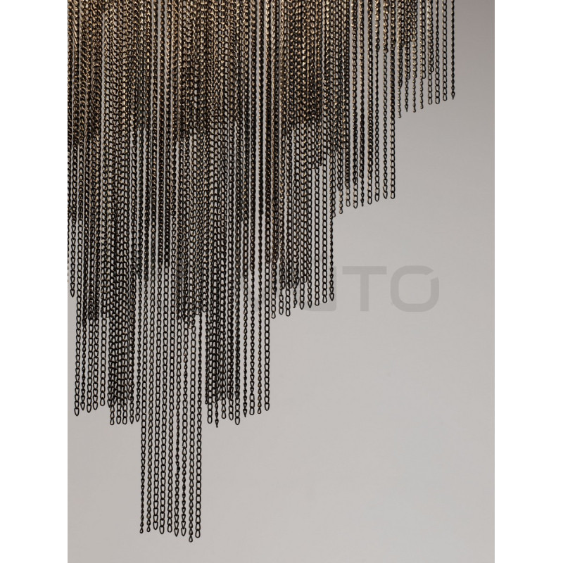 Pixel 49 – czarna lampa wisząca tworząca magię światła