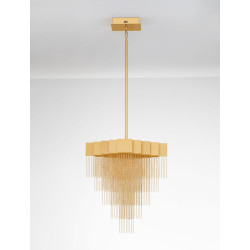 Pixel 49 – złota lampa wisząca, która tworzy poetyckie światło