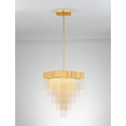 Pixel 49 – złota lampa wisząca, która tworzy poetyckie światło