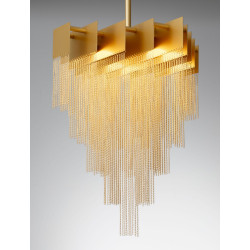 Pixel 49 – złota lampa wisząca, która tworzy poetyckie światło