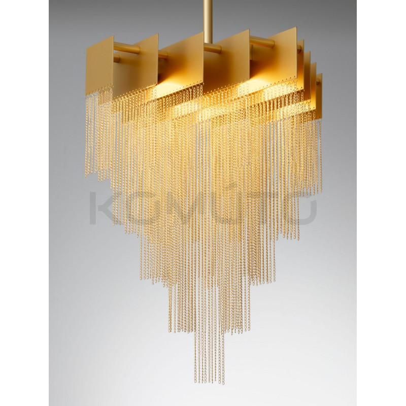 Pixel 49 – złota lampa wisząca, która tworzy poetyckie światło