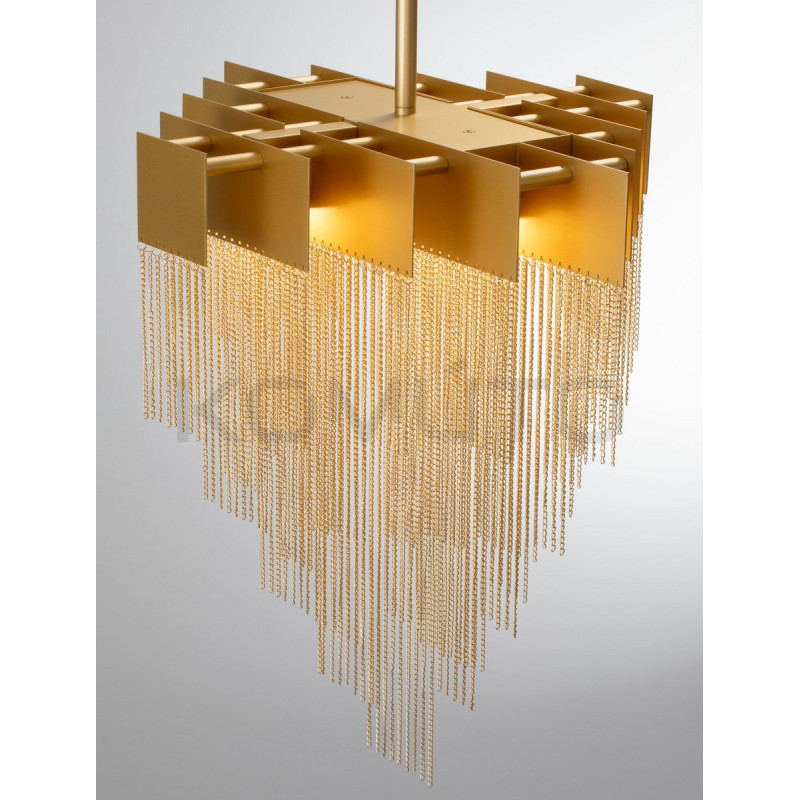 Pixel 49 – złota lampa wisząca, która tworzy poetyckie światło