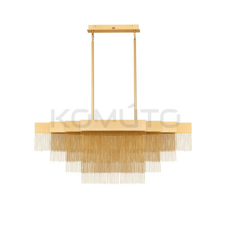 Pixel 120 – złota lampa wisząca, doskonała nad stół