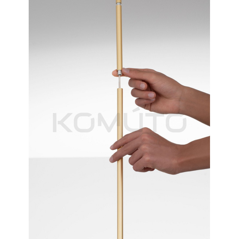 Pixel 120 – złota lampa wisząca, doskonała nad stół