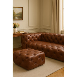 Sofa Chesterfield Moon skóra 4 osobowa | Komuto.pl