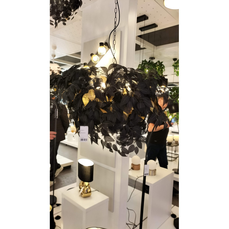 Lampa podłogowa Sapling czarno złote drzewko