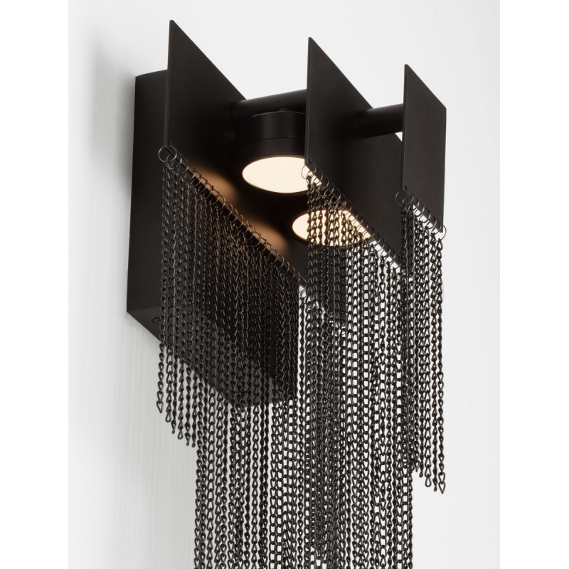Kinkiet Pixel czarny – światło, które podkreśla styl wnętrza