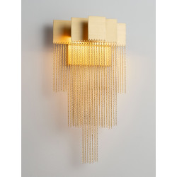  Złoty kinkiet Pixel – światło, które maluje wnętrze