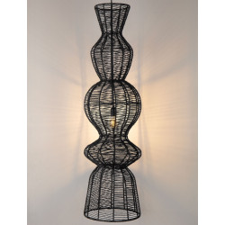 Baloo – pionowa lampa wisząca boho ze sznurka | oświetlenie