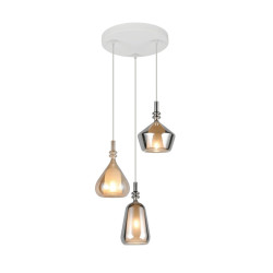 Lampa Marinet – artystyczne oświetlenie z 3 szklanymi kloszami