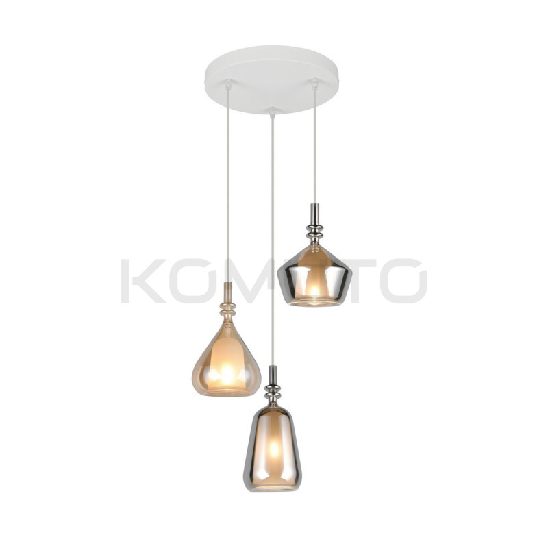 Lampa Marinet – artystyczne oświetlenie z 3 szklanymi kloszami