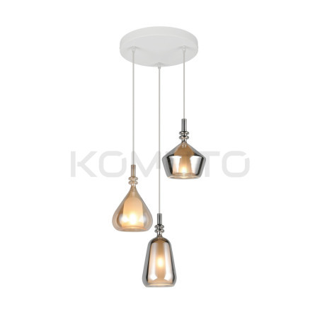 Lampa Marinet – artystyczne oświetlenie z 3 szklanymi kloszami