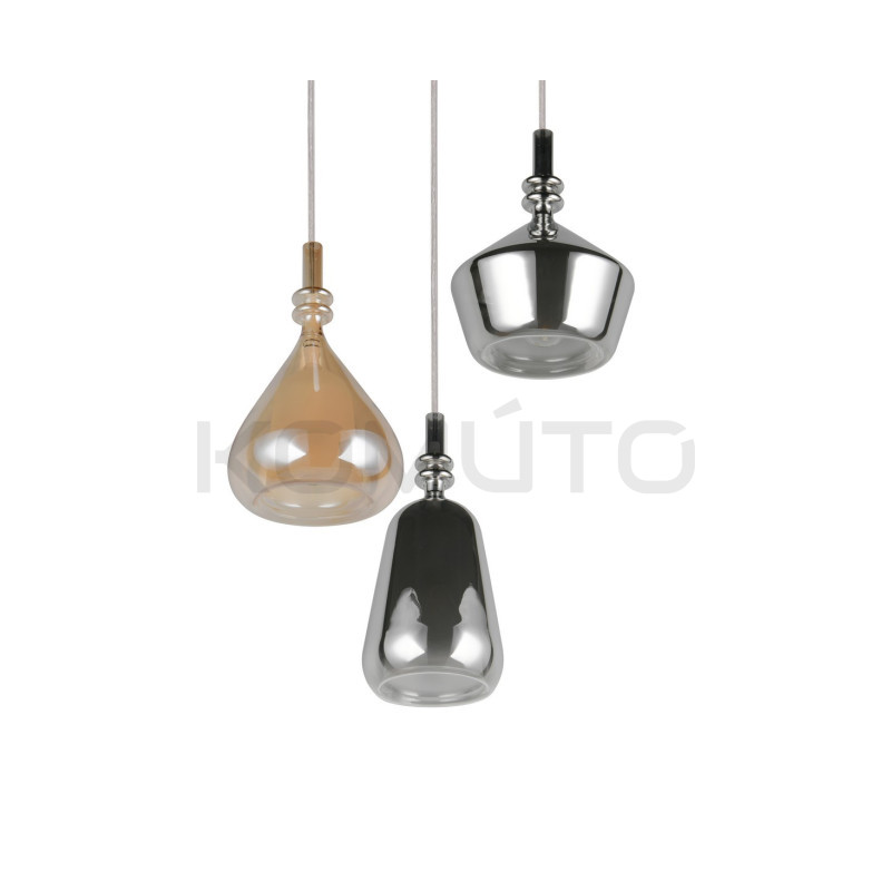 Lampa Marinet – artystyczne oświetlenie z 3 szklanymi kloszami