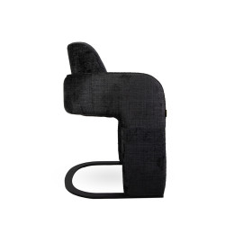 Krzesło BORA czarne – artystyczny design do wyjątkowych wnętrz